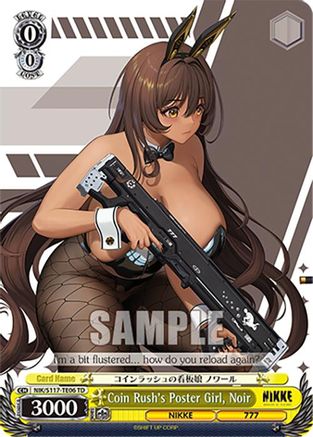 Image of Coin Rush's Poster Girl, Noir (NIK/S117-TE06 TD) - GODDESS OF VICTORY: NIKKE