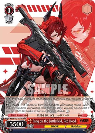 Image of Fang on the Battlefield, Red Hood (RRR) (NIK/S117-TE19R RRR) - GODDESS OF VICTORY: NIKKE
