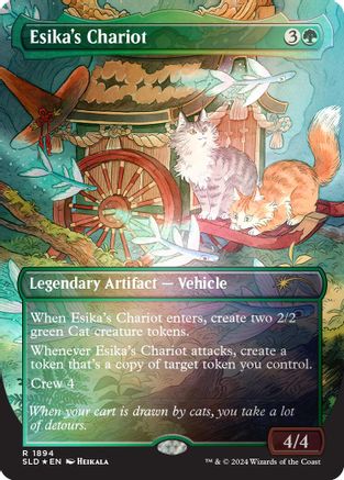 Image of Esika's Chariot (Rainbow Foil) (SLD-1894) - Secret Lair Drop Series Foil
