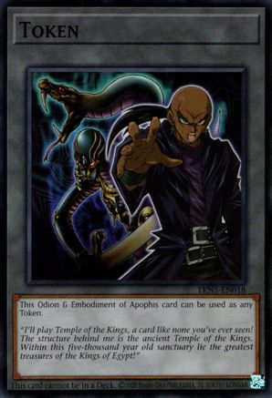 Image of Token: Odion & Embodiment of Apophis (TKN5-EN018) - Supreme Darkness Unlimited