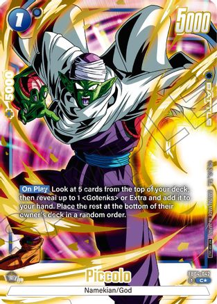 Image of Piccolo (Alternate Art) (Limited Pack 01) (FB04-042) - Tournament and Championship Promos Holofoil