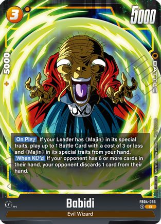 Image of Babidi (Limited Pack 01) (FB04-085) - Tournament and Championship Promos