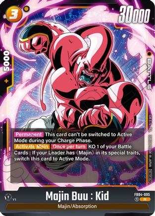 Image of Majin Buu : Kid (Limited Pack 01) (FB04-095) - Tournament and Championship Promos