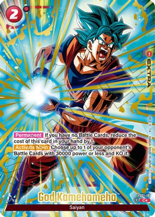 Image of God Kamehameha (Alternate Art) (Limited Pack 01) (FS01-16) - Tournament and Championship Promos Holofoil