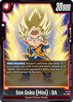 Image of Son Goku (Mini) : DA (Promotion Pack Vol.5) (FP-031) - Tournament and Championship Promos