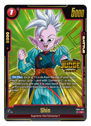Image of Shin (Judge Pack (Event Judge) 03) (FB04-007) - Tournament and Championship Promos Holofoil