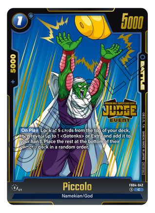 Image of Piccolo (Judge Pack (Event Judge) 03) (FB04-042) - Tournament and Championship Promos Holofoil