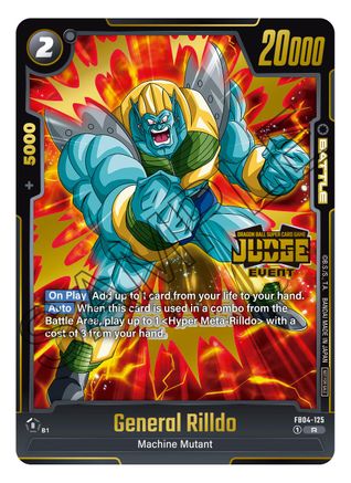 Image of General Rilldo (Judge Pack (Event Judge) 03) (FB04-125) - Tournament and Championship Promos Holofoil