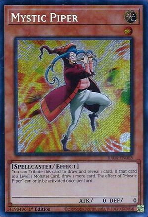 Image of Mystic Piper (Secret Rare) (RA04-EN005) - Quarter Century Stampede 1st Edition