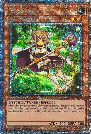 Image of Esper Girl (Quarter Century Secret Rare) (RA04-EN006) - Quarter Century Stampede 1st Edition
