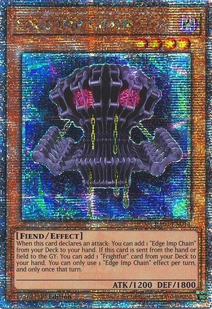 Image of Edge Imp Chain (Quarter Century Secret Rare) (RA04-EN014) - Quarter Century Stampede 1st Edition