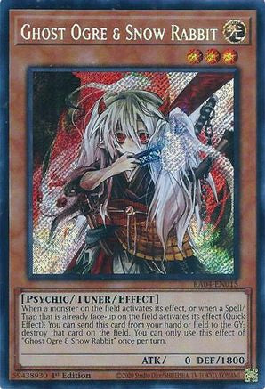 Image of Ghost Ogre & Snow Rabbit (Secret Rare) (RA04-EN015) - Quarter Century Stampede 1st Edition