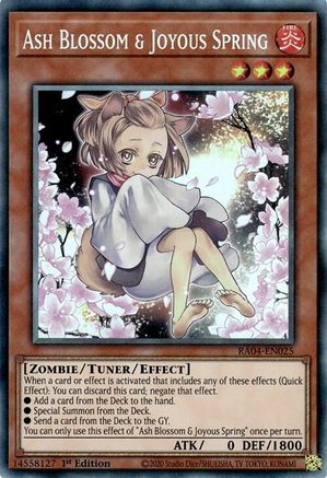 Image of Ash Blossom & Joyous Spring (Alternate Art) (PCR) (RA04-EN025) - Quarter Century Stampede 1st Edition