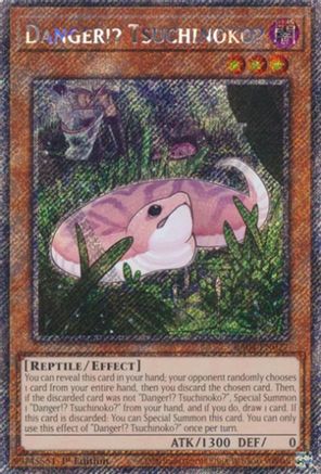 Image of Danger!? Tsuchinoko? (Platinum Secret Rare) (RA04-EN027) - Quarter Century Stampede 1st Edition