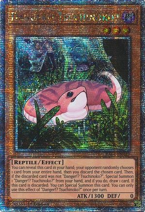 Image of Danger!? Tsuchinoko? (Quarter Century Secret Rare) (RA04-EN027) - Quarter Century Stampede 1st Edition
