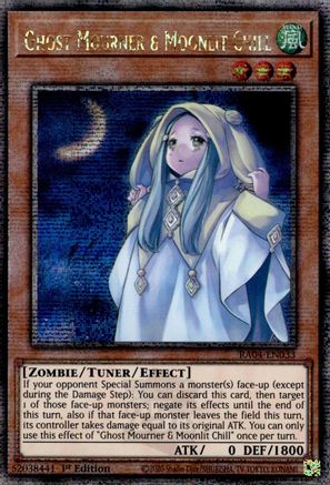 Image of Ghost Mourner & Moonlit Chill (Quarter Century Secret Rare) (RA04-EN033) - Quarter Century Stampede 1st Edition
