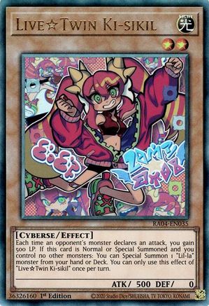 Image of Live Twin Ki-sikil (PUR) (RA04-EN035) - Quarter Century Stampede 1st Edition