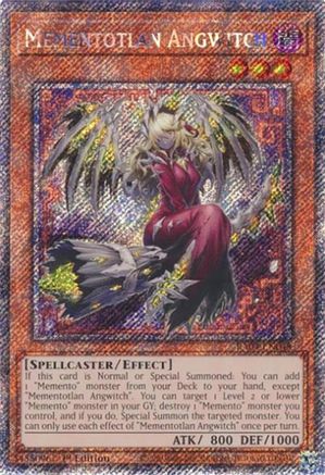 Image of Mementotlan Angwitch (Platinum Secret Rare) (RA04-EN048) - Quarter Century Stampede 1st Edition