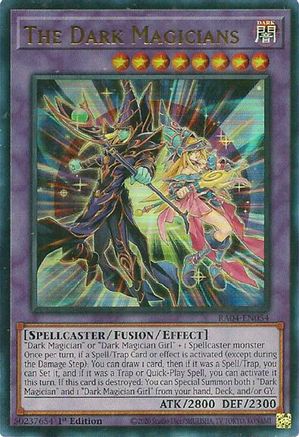 Image of The Dark Magicians (UR) (RA04-EN054) - Quarter Century Stampede 1st Edition