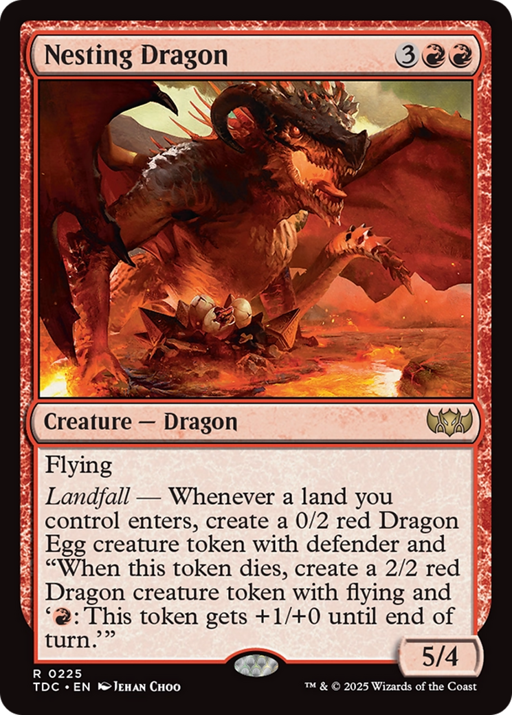 Image of Nesting Dragon (TDC-225) - Commander: Tarkir: Dragonstorm