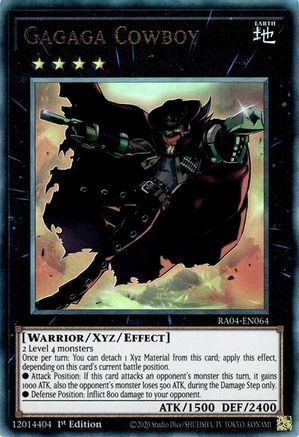Image of Gagaga Cowboy (PUR) (RA04-EN064) - Quarter Century Stampede 1st Edition