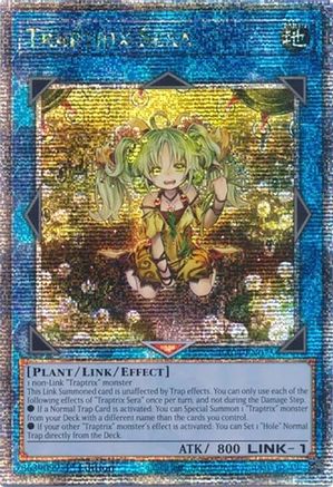 Image of Traptrix Sera (Quarter Century Secret Rare) (RA04-EN075) - Quarter Century Stampede 1st Edition