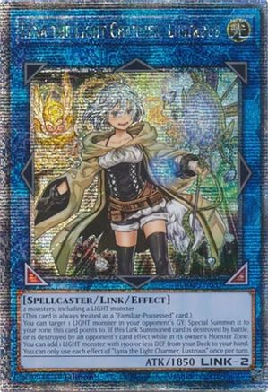 Image of Lyna the Light Charmer, Lustrous (Quarter Century Secret Rare) (RA04-EN081) - Quarter Century Stampede 1st Edition