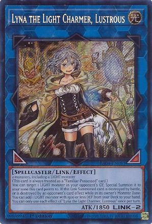 Image of Lyna the Light Charmer, Lustrous (Secret Rare) (RA04-EN081) - Quarter Century Stampede 1st Edition