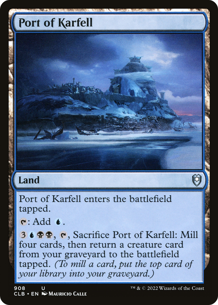 Image of Port of Karfell (CLB-908) - Commander Legends: Battle for Baldur's Gate