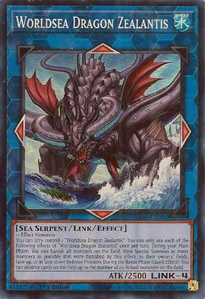 Image of Worldsea Dragon Zealantis (RA04-EN082) - Quarter Century Stampede 1st Edition
