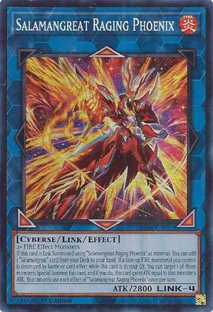 Image of Salamangreat Raging Phoenix (RA04-EN083) - Quarter Century Stampede 1st Edition