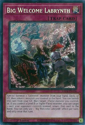 Image of Big Welcome Labrynth (Secret Rare) (RA04-EN104) - Quarter Century Stampede 1st Edition