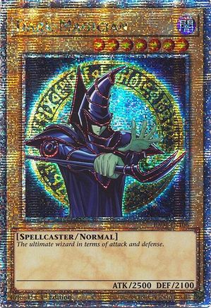 Image of Dark Magician (9th Art) (Quarter Century Secret Rare) (RA04-EN106) - Quarter Century Stampede 1st Edition