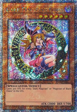 Image of Dark Magician Girl (3rd Art) (Quarter Century Secret Rare) (RA04-EN107) - Quarter Century Stampede 1st Edition
