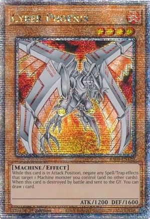 Image of Cyber Phoenix (Quarter Century Secret Rare) (RA04-EN129) - Quarter Century Stampede 1st Edition