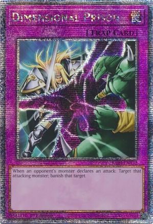 Image of Dimensional Prison (Quarter Century Secret Rare) (RA04-EN132) - Quarter Century Stampede 1st Edition