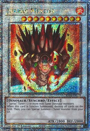 Image of Jurrac Meteor (Quarter Century Secret Rare) (RA04-EN139) - Quarter Century Stampede 1st Edition