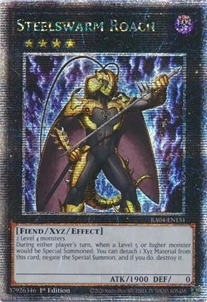 Image of Steelswarm Roach (Quarter Century Secret Rare) (RA04-EN151) - Quarter Century Stampede 1st Edition
