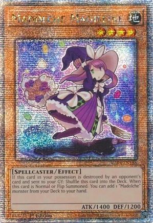 Image of Madolche Magileine (Quarter Century Secret Rare) (RA04-EN185) - Quarter Century Stampede 1st Edition