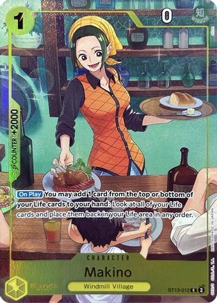 Image of Makino (Premium Card Collection -Best Selection Vol. 3-) (ST13-012) - One Piece Promotion Cards Foil
