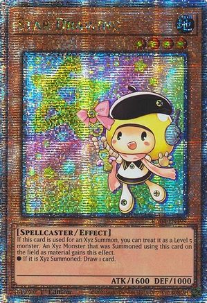 Image of Star Drawing (Quarter Century Secret Rare) (RA04-EN199) - Quarter Century Stampede 1st Edition