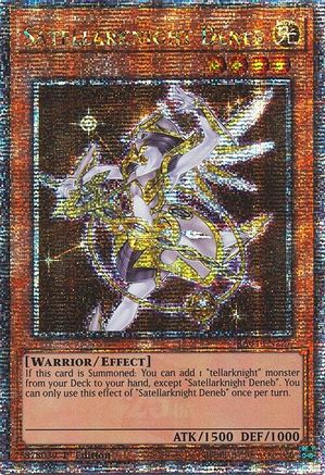 Image of Satellarknight Deneb (Quarter Century Secret Rare) (RA04-EN227) - Quarter Century Stampede 1st Edition