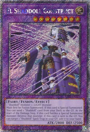 Image of El Shaddoll Construct (Platinum Secret Rare) (Alternate Art) (RA04-EN229) - Quarter Century Stampede 1st Edition