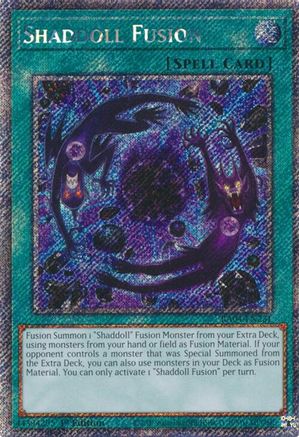 Image of Shaddoll Fusion (Platinum Secret Rare) (RA04-EN231) - Quarter Century Stampede 1st Edition