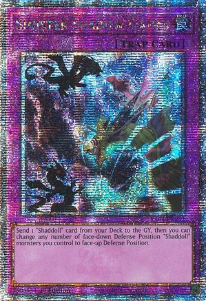Image of Sinister Shadow Games (Quarter Century Secret Rare) (RA04-EN232) - Quarter Century Stampede 1st Edition