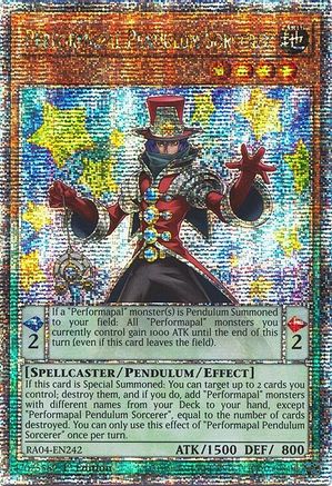 Image of Performapal Pendulum Sorcerer (Quarter Century Secret Rare) (RA04-EN242) - Quarter Century Stampede 1st Edition