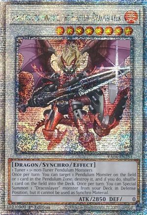 Image of Ignister Prominence, the Blasting Dracoslayer (Quarter Century Secret Rare) (RA04-EN253) - Quarter Century Stampede 1st Edition