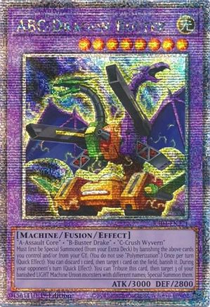 Image of ABC-Dragon Buster (Quarter Century Secret Rare) (RA04-EN271) - Quarter Century Stampede 1st Edition