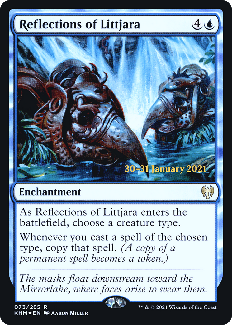 Image of Reflections of Littjara (PRE-73S) - Kaldheim Promos Foil