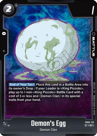 Image of Demon's Egg (FB06-115) - Rivals Clash